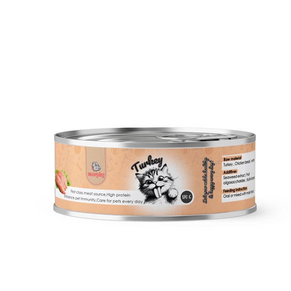 Morphy Cat Wet Food Turkey Flavor, 170gr